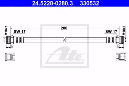 Шлангопровод ATE 24.5228-0280.3