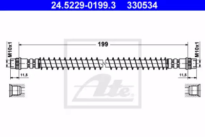 Шлангопровод ATE 24.5229-0199.3