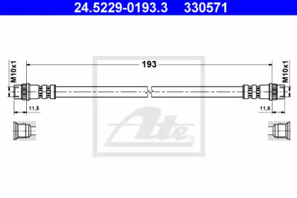 Шлангопровод ATE 24.5229-0193.3