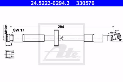 Шлангопровод ATE 24.5223-0294.3