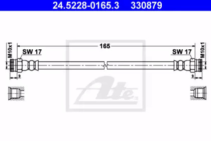 Шлангопровод ATE 24.5228-0165.3