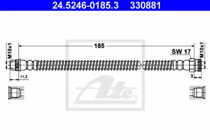 Шлангопровод ATE 24.5246-0185.3