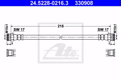 Шлангопровод ATE 24.5228-0216.3