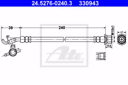 Шлангопровод ATE 24.5276-0240.3