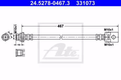 Шлангопровод ATE 24.5278-0467.3