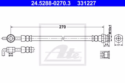 Шлангопровод ATE 24.5288-0270.3