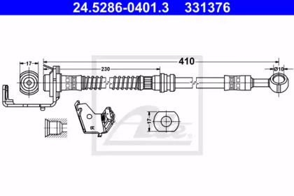 Шлангопровод ATE 24.5286-0401.3