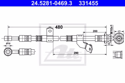 Шлангопровод ATE 24.5281-0469.3