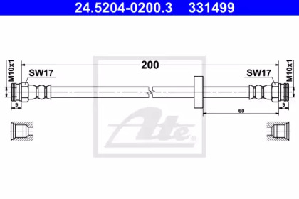 Шлангопровод ATE 24.5204-0200.3