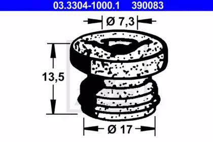 Пробка ATE 03.3304-1000.1