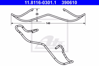 Пружина ATE 11.8116-0301.1