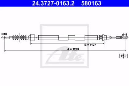 Трос ATE 24.3727-0163.2