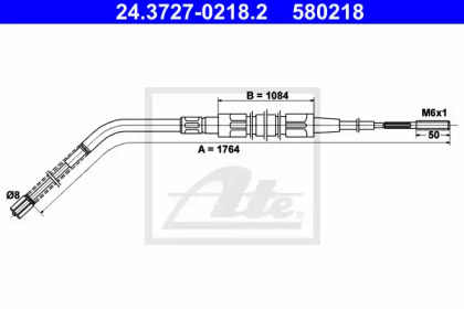 Трос ATE 24.3727-0218.2