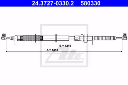 Трос ATE 24.3727-0330.2