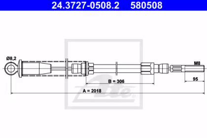 Трос ATE 24.3727-0508.2