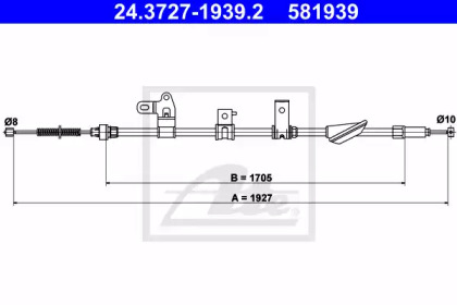 Трос ATE 24.3727-1939.2