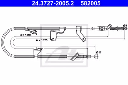 Трос ATE 24.3727-2005.2