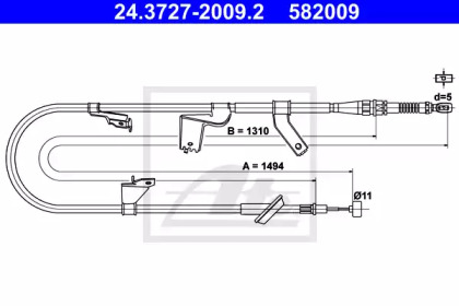 Трос ATE 24.3727-2009.2