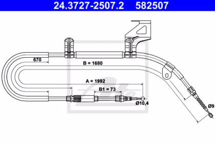 Трос ATE 24.3727-2507.2