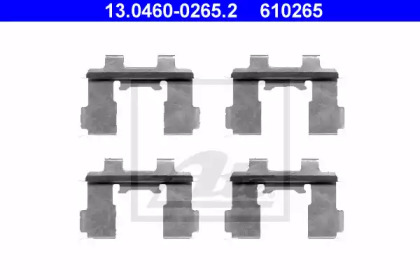 Комплектующие, колодки дискового тормоза ATE 13.0460-0265.2