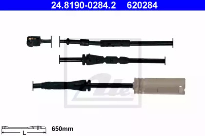 Сигнализатор, износ тормозных колодок ATE 24.8190-0284.2