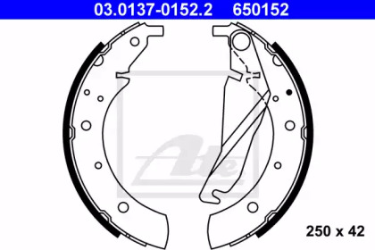 Комлект тормозных накладок ATE 03.0137-0152.2