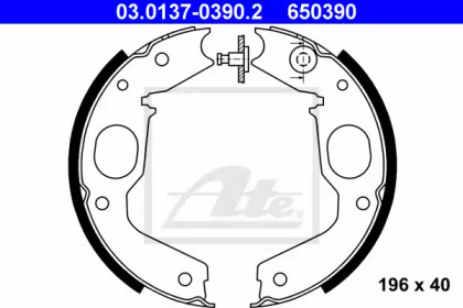 Комлект тормозных накладок ATE 03.0137-0390.2