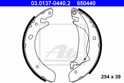 Комлект тормозных накладок ATE 03.0137-0440.2