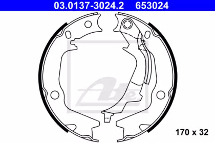 Комлект тормозных накладок ATE 03.0137-3024.2