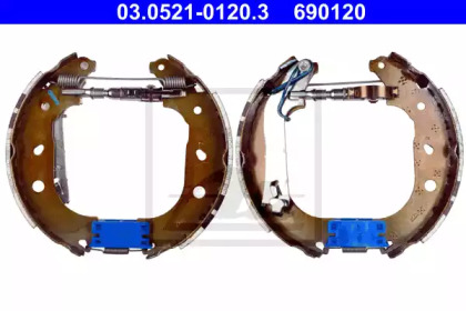 Комплект тормозных колодок ATE 03.0521-0120.3