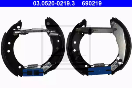 Комплект тормозных колодок ATE 03.0520-0219.3