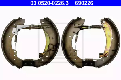 Комплект тормозных колодок ATE 03.0520-0226.3