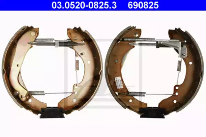 Комлект тормозных накладок ATE 03.0520-0825.3