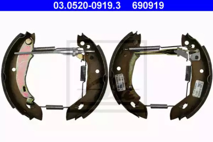 Комлект тормозных накладок ATE 03.0520-0919.3