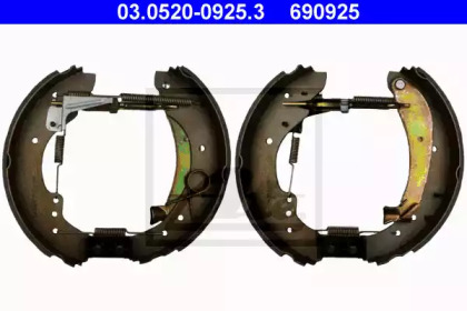 Комплект тормозных колодок ATE 03.0520-0925.3