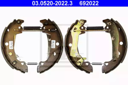 Комлект тормозных накладок ATE 03.0520-2022.3