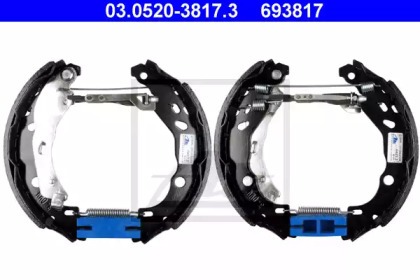 Комплект тормозных колодок ATE 03.0520-3817.3
