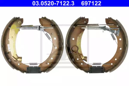 Комлект тормозных накладок ATE 03.0520-7122.3