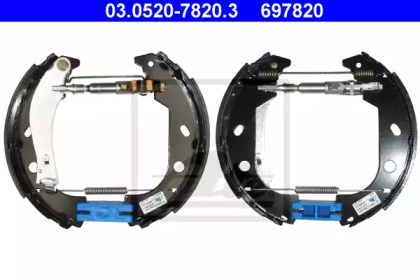 Комплект тормозных колодок ATE 03.0520-7820.3