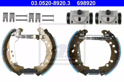 Комлект тормозных накладок ATE 03.0520-8920.3