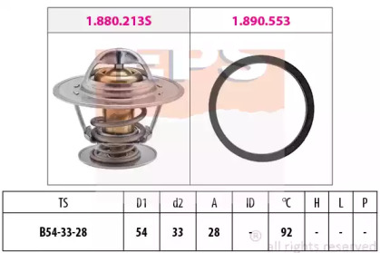 Термостат, охлаждающая жидкость EPS 1.880.213