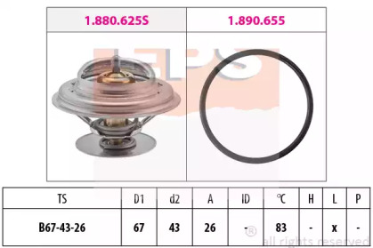 Термостат EPS 1.880.625