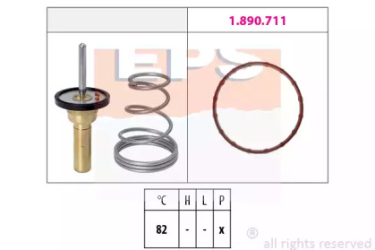 Термостат, охлаждающая жидкость EPS 1.880.736