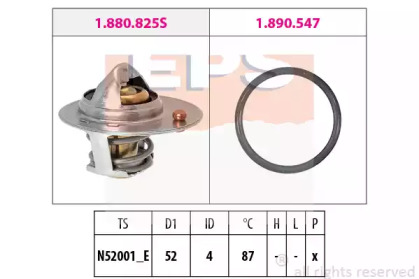 Термостат, охлаждающая жидкость EPS 1.880.825