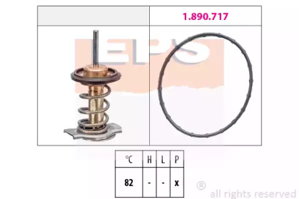 Термостат, охлаждающая жидкость EPS 1.880.937