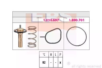 Термостат, охлаждающая жидкость EPS 1.880.961
