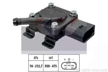 Датчик, давление выхлопных газов KW 493 312