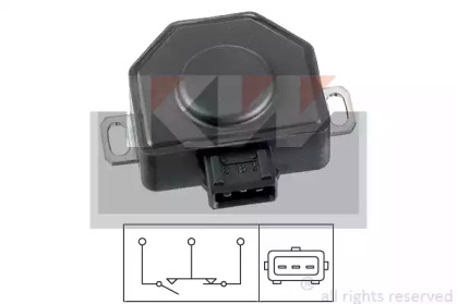 Датчик, положение дроссельной заслонки KW 495 032