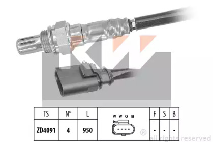 Лямбда-зонд KW 498 350