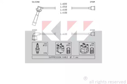 Комплект электропроводки KW 358 028